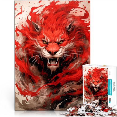 Puzzle für Erwachsene 1000 Teile Roter Löwe Aus Holz Geeignet für Personen ab 14 Jahren Herausforderungsspielzeug Einzigartige Wohndekorationen und Geschenke。Größe:50x75cm/19.6x29.5Zoll Puzzle für Erwachsene 1000 Teile Roter Löwe Aus Holz Geeignet für Personen ab 14 Jahren Herausforderungsspielzeug Einzigartige Wohndekorationen und Geschenke。Größe:50x75cm/19.6x29.5Zoll von CHTLIFQ