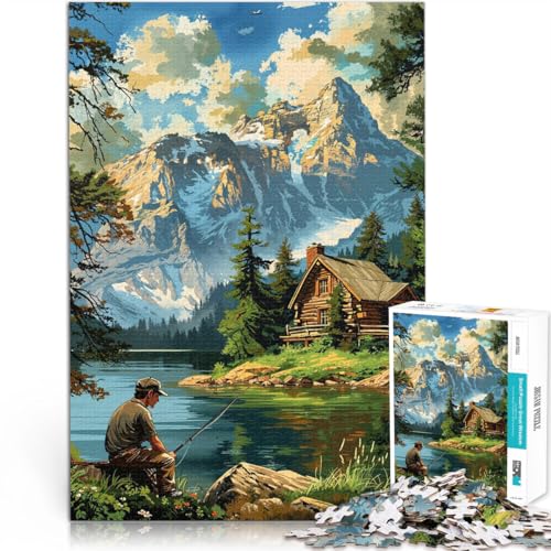 Puzzle für Erwachsene 1000 Teile Rückzugsort in den Bergen Aus Holz für Kinder ab 14 Jahren Urlaub zu Hause: Zeit totschlagen Geschenke zum 。Größe:50x75cm/19.6x29.5Zoll Puzzle für Erwachsene 1000 Teile Rückzugsort in den Bergen Aus Holz für Kinder ab 14 Jahren Urlaub zu Hause: Zeit totschlagen Geschenke zum 。Größe:50x75cm/19.6x29.5Zoll von CHTLIFQ