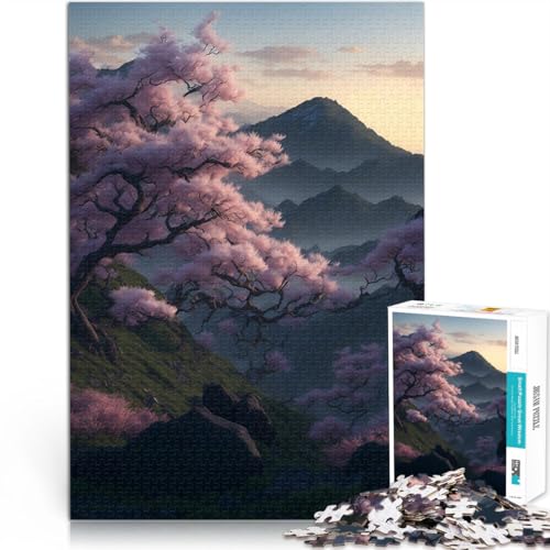 Puzzle für Erwachsene 1000 Teile Sakura-Landschaft Aus Karton für und ab 14 Jahren Quizspiel Lustige Aktivitäten für zu Hause, Geburtstagsgeschenk, Reisegeschenke。Größe:26x38cm/10.2x14.9Zoll Puzzle für Erwachsene 1000 Teile Sakura-Landschaft Aus Karton für und ab 14 Jahren Quizspiel Lustige Aktivitäten für zu Hause, Geburtstagsgeschenk, Reisegeschenke。Größe:26x38cm/10.2x14.9Zoll von CHTLIFQ