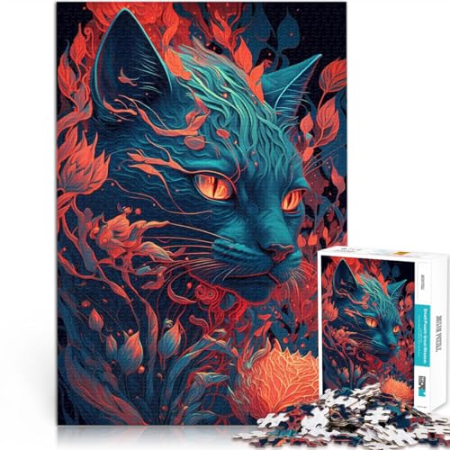 Puzzle für Erwachsene 1000 Teile Savannah-Katze Aus Holz ab 14 Jahren Unmögliches Spiel Geschenke zum 。Größe:50x75cm/19.6x29.5Zoll Puzzle für Erwachsene 1000 Teile Savannah-Katze Aus Holz ab 14 Jahren Unmögliches Spiel Geschenke zum 。Größe:50x75cm/19.6x29.5Zoll von CHTLIFQ