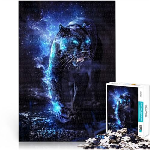 Puzzle für Erwachsene 1000 Teile Schwarzer Panther Aus Karton Geeignet für Kinder ab 14 Jahren Stressabbau Schwierige Herausforderung Geschenk zum Geburtstag。Größe:26x38cm/10.2x14.9Zoll Puzzle für Erwachsene 1000 Teile Schwarzer Panther Aus Karton Geeignet für Kinder ab 14 Jahren Stressabbau Schwierige Herausforderung Geschenk zum Geburtstag。Größe:26x38cm/10.2x14.9Zoll von CHTLIFQ