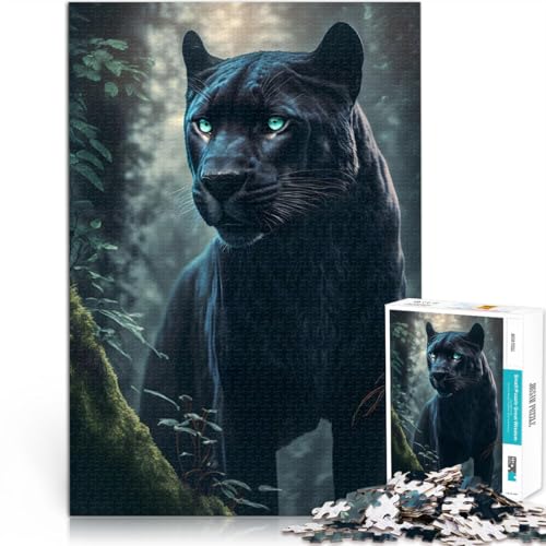 Puzzle für Erwachsene 1000 Teile Schwarzer Panther Aus Karton für Kinder ab 14 Jahren Spielzeug Lernspiele Antistress Schenkung von Kunstwerken。Größe:38x52cm/14.9x20.4Zoll Puzzle für Erwachsene 1000 Teile Schwarzer Panther Aus Karton für Kinder ab 14 Jahren Spielzeug Lernspiele Antistress Schenkung von Kunstwerken。Größe:38x52cm/14.9x20.4Zoll von CHTLIFQ
