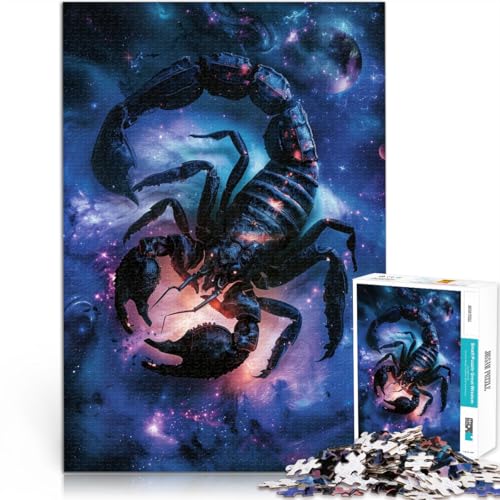 Puzzle für Erwachsene 1000 Teile Skorpion Aus Karton für Kinder ab 14 Jahren Präzisionsschneiden Geschenk zum Geburtstag。Größe:26x38cm/10.2x14.9Zoll Puzzle für Erwachsene 1000 Teile Skorpion Aus Karton für Kinder ab 14 Jahren Präzisionsschneiden Geschenk zum Geburtstag。Größe:26x38cm/10.2x14.9Zoll von CHTLIFQ