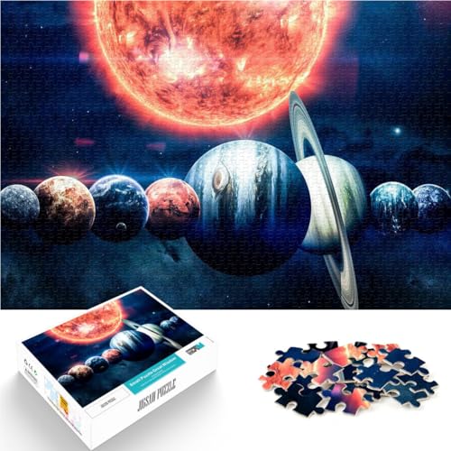 Puzzle für Erwachsene 1000 Teile Sonnensystem Weltraum Milchstraße Aus Karton für und ab 14 Jahren Stressabbau-Spielzeug Geburtstagsgeschenk。Größe:38x52cm/14.9x20.4Zoll Puzzle für Erwachsene 1000 Teile Sonnensystem Weltraum Milchstraße Aus Karton für und ab 14 Jahren Stressabbau-Spielzeug Geburtstagsgeschenk。Größe:38x52cm/14.9x20.4Zoll von CHTLIFQ