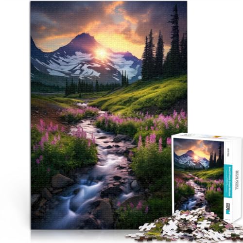 Puzzle für Erwachsene 1000 Teile Spring Mountains - Riverbend Ridge Aus Karton ab 14 Jahren Anspruchsvoll, Aber lustig und humorvoll Tolles Geschenk。Größe:26x38cm/10.2x14.9Zoll Puzzle für Erwachsene 1000 Teile Spring Mountains - Riverbend Ridge Aus Karton ab 14 Jahren Anspruchsvoll, Aber lustig und humorvoll Tolles Geschenk。Größe:26x38cm/10.2x14.9Zoll von CHTLIFQ