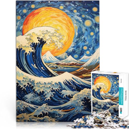 Puzzle für Erwachsene 1000 Teile Sternennacht Große Welle Aus Holz für und ab 14 Jahren Anti-Stress-Familienspiel schwierige Herausforderung Geschenkideen。Größe:50x75cm/19.6x29.5Zoll Puzzle für Erwachsene 1000 Teile Sternennacht Große Welle Aus Holz für und ab 14 Jahren Anti-Stress-Familienspiel schwierige Herausforderung Geschenkideen。Größe:50x75cm/19.6x29.5Zoll von CHTLIFQ
