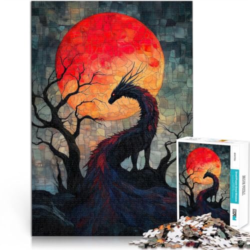 Puzzle für Erwachsene 1000 Teile Taschentuch Blutmonddrache Aus Holz Geeignet für Personen ab 14 Jahren Entspannende Spiele Verbesserung der Liebe zwischen Paaren。Größe:50x75cm/19.6x29.5Zoll Puzzle für Erwachsene 1000 Teile Taschentuch Blutmonddrache Aus Holz Geeignet für Personen ab 14 Jahren Entspannende Spiele Verbesserung der Liebe zwischen Paaren。Größe:50x75cm/19.6x29.5Zoll von CHTLIFQ