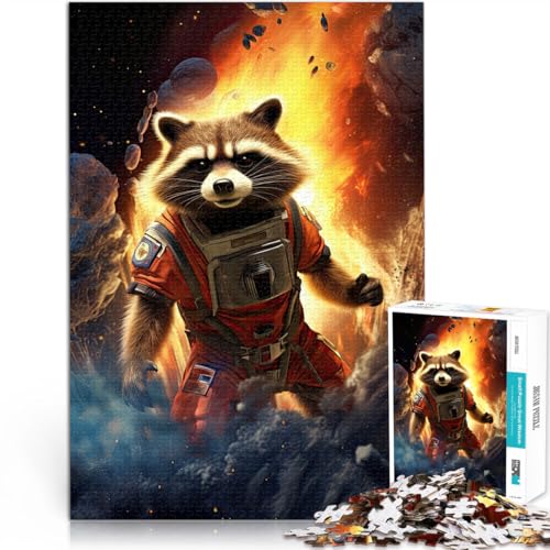 Puzzle für Erwachsene 1000 Teile Waschbärkunst Aus Holz für und ab 14 Jahren Herausforderndes Spiel Spiele Spielzeug Geschenk。Größe:50x75cm/19.6x29.5Zoll Puzzle für Erwachsene 1000 Teile Waschbärkunst Aus Holz für und ab 14 Jahren Herausforderndes Spiel Spiele Spielzeug Geschenk。Größe:50x75cm/19.6x29.5Zoll von CHTLIFQ