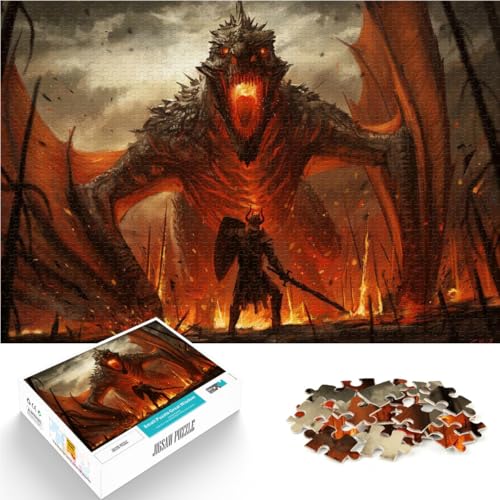 Puzzle für Erwachsene 1000 Teile Wyvern-Töter Aus Holz ab 14 Jahren für die Heimdekoration Geschenkideen。Größe:50x75cm/19.6x29.5Zoll Puzzle für Erwachsene 1000 Teile Wyvern-Töter Aus Holz ab 14 Jahren für die Heimdekoration Geschenkideen。Größe:50x75cm/19.6x29.5Zoll von CHTLIFQ