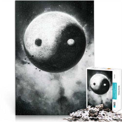 Puzzle für Erwachsene 1000 Teile Yin und Yang Aus Karton ab 14 Jahren Intellektuelles Dekompressions-Lernspielzeug Geburtstagsgeschenke。Größe:26x38cm/10.2x14.9Zoll Puzzle für Erwachsene 1000 Teile Yin und Yang Aus Karton ab 14 Jahren Intellektuelles Dekompressions-Lernspielzeug Geburtstagsgeschenke。Größe:26x38cm/10.2x14.9Zoll von CHTLIFQ