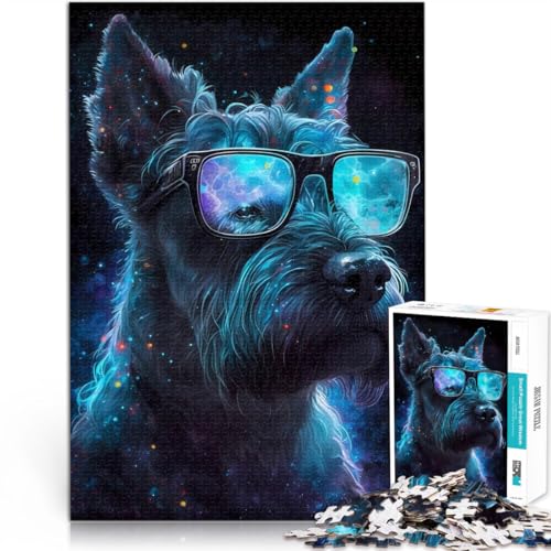 Puzzle für Erwachsene 1000 Teile Zwergschnauzer Aus Holz ab 14 Jahren Lernspiel Verbesserung der Liebe zwischen Paaren。Größe:50x75cm/19.6x29.5Zoll Puzzle für Erwachsene 1000 Teile Zwergschnauzer Aus Holz ab 14 Jahren Lernspiel Verbesserung der Liebe zwischen Paaren。Größe:50x75cm/19.6x29.5Zoll von CHTLIFQ