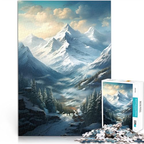 Puzzle für Erwachsene 2000 Teile Berge im Winter Aus Karton ab 14 Jahren Antistress Schwierige Herausforderung Weihnachtsgeburtstagsgeschenk。Größe:70x100cm/27.5x39.3Zoll Puzzle für Erwachsene 2000 Teile Berge im Winter Aus Karton ab 14 Jahren Antistress Schwierige Herausforderung Weihnachtsgeburtstagsgeschenk。Größe:70x100cm/27.5x39.3Zoll von CHTLIFQ