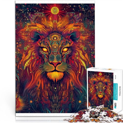 Puzzle für Erwachsene 2000 Teile Dominierender Löwe Aus Karton ab 14 Jahren Herausforderndes Spiel Tolles Geschenk zum Spielen。Größe:70x100cm/27.5x39.3Zoll Puzzle für Erwachsene 2000 Teile Dominierender Löwe Aus Karton ab 14 Jahren Herausforderndes Spiel Tolles Geschenk zum Spielen。Größe:70x100cm/27.5x39.3Zoll von CHTLIFQ