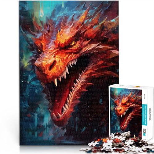Puzzle für Erwachsene 2000 Teile Drachenporträt Aus Karton ab 14 Jahren Lernspiele Heimdekoration Wichtelgeschenke。Größe:70x100cm/27.5x39.3Zoll Puzzle für Erwachsene 2000 Teile Drachenporträt Aus Karton ab 14 Jahren Lernspiele Heimdekoration Wichtelgeschenke。Größe:70x100cm/27.5x39.3Zoll von CHTLIFQ