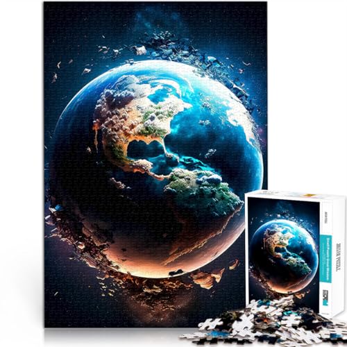 Puzzle für Erwachsene 2000 Teile Erde Aus Karton ab 14 Jahren Lernspiele Heimdekoration Wichtelgeschenke。Größe:70x100cm/27.5x39.3Zoll Puzzle für Erwachsene 2000 Teile Erde Aus Karton ab 14 Jahren Lernspiele Heimdekoration Wichtelgeschenke。Größe:70x100cm/27.5x39.3Zoll von CHTLIFQ