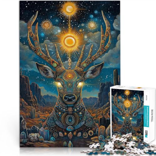 Puzzle für Erwachsene 2000 Teile Hirschtotem Aus Karton für und ab 14 Jahren Wanddekoration Weihnachtsgeburtstagsgeschenk。Größe:70x100cm/27.5x39.3Zoll Puzzle für Erwachsene 2000 Teile Hirschtotem Aus Karton für und ab 14 Jahren Wanddekoration Weihnachtsgeburtstagsgeschenk。Größe:70x100cm/27.5x39.3Zoll von CHTLIFQ