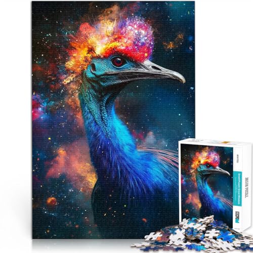 Puzzle für Erwachsene 2000 Teile Kasuar mit kosmischem Kamm Aus Karton Geeignet für Personen ab 14 Jahren Pädagogisches Lernspielzeug Familienspiele Geburtstagsgeschenk。Größe:70x100cm/27.5x39.3Zoll Puzzle für Erwachsene 2000 Teile Kasuar mit kosmischem Kamm Aus Karton Geeignet für Personen ab 14 Jahren Pädagogisches Lernspielzeug Familienspiele Geburtstagsgeschenk。Größe:70x100cm/27.5x39.3Zoll von CHTLIFQ