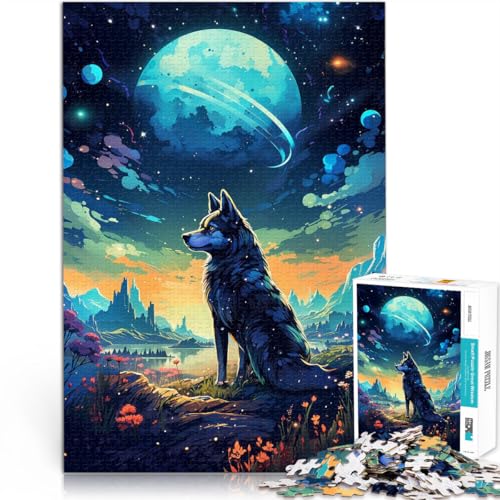 Puzzle für Erwachsene 2000 Teile Mondscheinwolf Aus Karton ab 14 Jahren Hands-on-Spiel Geschenke für Freunde und Familie。Größe:70x100cm/27.5x39.3Zoll Puzzle für Erwachsene 2000 Teile Mondscheinwolf Aus Karton ab 14 Jahren Hands-on-Spiel Geschenke für Freunde und Familie。Größe:70x100cm/27.5x39.3Zoll von CHTLIFQ