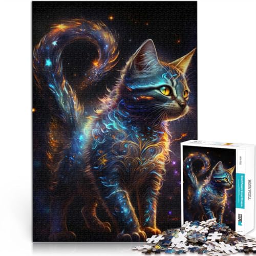 Puzzle für Erwachsene 2000 Teile Nebelkätzchen Aus Karton ab 14 Jahren Herausforderndes Spiel Tolles Geschenk zum Spielen。Größe：70x100cm/27.5x39.3Zoll von CHTLIFQ