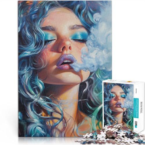 Puzzle für Erwachsene 2000 Teile Schöne Frau raucht Aus Karton für 14+ Stressabbau Schwierige Herausforderung Geschenk zum Geburtstag。Größe:70x100cm/27.5x39.3Zoll Puzzle für Erwachsene 2000 Teile Schöne Frau raucht Aus Karton für 14+ Stressabbau Schwierige Herausforderung Geschenk zum Geburtstag。Größe:70x100cm/27.5x39.3Zoll von CHTLIFQ