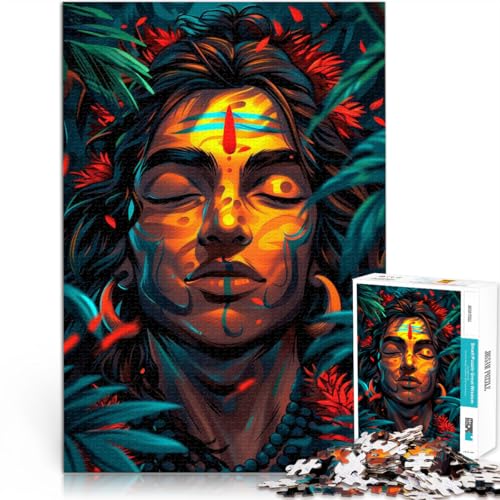 Puzzle für Erwachsene 2000 Teile Shiva-Meditation Aus Karton für und ab 14 Jahren Lernspiel-Herausforderungsspielzeug Tolles Geschenk zum Spielen。Größe:70x100cm/27.5x39.3Zoll Puzzle für Erwachsene 2000 Teile Shiva-Meditation Aus Karton für und ab 14 Jahren Lernspiel-Herausforderungsspielzeug Tolles Geschenk zum Spielen。Größe:70x100cm/27.5x39.3Zoll von CHTLIFQ
