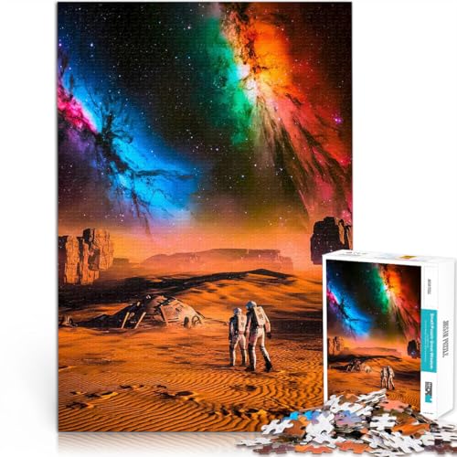 Puzzle für Erwachsene und Jugendliche 1000 Teile Astronauten auf einem fremden Planeten Aus Holz Geeignet für Personen ab 14 Jahren Urlaub zu Hause: Zeit totschlagen Geschenke zum 。Größe:50x75cm Puzzle für Erwachsene und Jugendliche 1000 Teile Astronauten auf einem fremden Planeten Aus Holz Geeignet für Personen ab 14 Jahren Urlaub zu Hause: Zeit totschlagen Geschenke zum 。Größe:50x75cm von CHTLIFQ