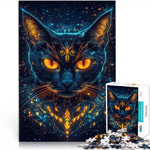 Puzzle für Erwachsene und Jugendliche 1000 Teile Katze Aus Holz Geeignet für Personen ab 14 Jahren Anspruchsvoll, Aber lustig und humorvoll Tolles Geschenk。Größe:50x75cm/19.6x29.5Zoll Puzzle für Erwachsene und Jugendliche 1000 Teile Katze Aus Holz Geeignet für Personen ab 14 Jahren Anspruchsvoll, Aber lustig und humorvoll Tolles Geschenk。Größe:50x75cm/19.6x29.5Zoll von CHTLIFQ