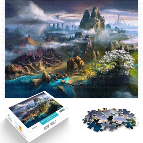 Puzzle für Erwachsene und Jugendliche 1000 Teile Land der Götter Aus Karton Geeignet für Personen ab 14 Jahren Familienspiel für und EIN Kunstwerk。Größe:38x52cm/14.9x20.4Zoll Puzzle für Erwachsene und Jugendliche 1000 Teile Land der Götter Aus Karton Geeignet für Personen ab 14 Jahren Familienspiel für und EIN Kunstwerk。Größe:38x52cm/14.9x20.4Zoll von CHTLIFQ