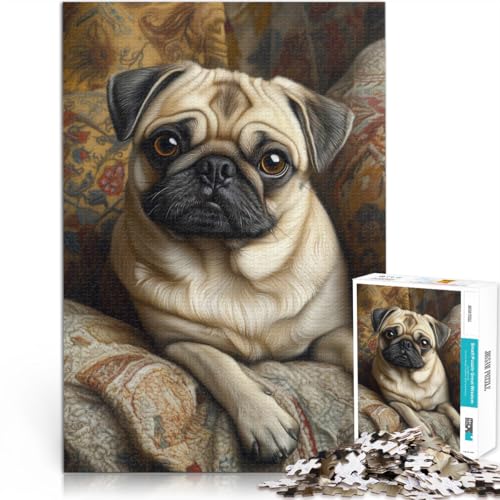 Puzzle für Erwachsene und Jugendliche 2000 Teile Mops-Porträt Aus Karton Geeignet für Personen ab 14 Jahren Anti-Stress-Lernspielzeug Geburtstagsgeschenk, Geschenke, Wandkunst。Größe:70x100cm Puzzle für Erwachsene und Jugendliche 2000 Teile Mops-Porträt Aus Karton Geeignet für Personen ab 14 Jahren Anti-Stress-Lernspielzeug Geburtstagsgeschenk, Geschenke, Wandkunst。Größe:70x100cm von CHTLIFQ