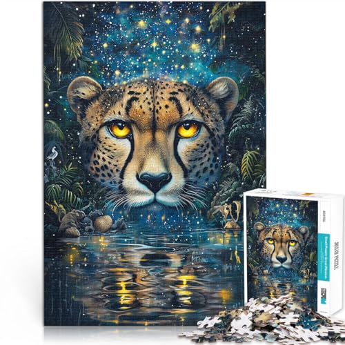 Puzzles für Erwachsene 1000 Puzzles Fantasie-Gepard Aus Holz für 14+ Lustige Spiele Lustige Aktivitäten für zu Hause, Geburtstagsgeschenke, Reisegeschenke。Größe:50x75cm/19.6x29.5Zoll Puzzles für Erwachsene 1000 Puzzles Fantasie-Gepard Aus Holz für 14+ Lustige Spiele Lustige Aktivitäten für zu Hause, Geburtstagsgeschenke, Reisegeschenke。Größe:50x75cm/19.6x29.5Zoll von CHTLIFQ