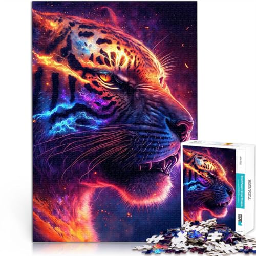 Puzzles für Erwachsene 1000 Puzzles Mystischer Tigernebel Aus Karton für 14+ Anti-Stress-Spielzeug Tolle Geschenke und Spielzeuge。Größe：26x38cm/10.2x14.9Zoll von CHTLIFQ