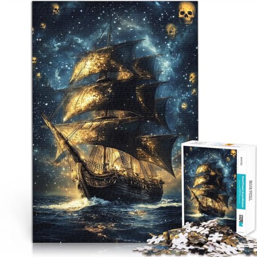 Puzzles für Erwachsene 1000 Puzzles Ozeanschiff Aus Karton für 14+ Denksportaufgabe-Spiel Spiele Spielzeug Geschenk。Größe：26x38cm/10.2x14.9Zoll von CHTLIFQ