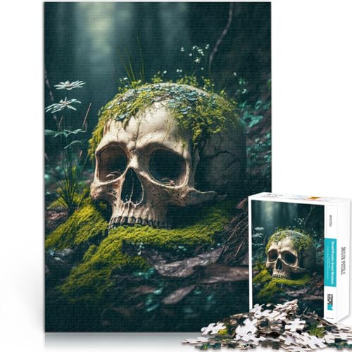 Puzzles für Erwachsene 1000 Puzzles Schädel im Wald Aus Karton für 14+ Lernspielzeug für die ganze Familie Spiele Spielzeug Geschenk。Größe:26x38cm/10.2x14.9Zoll Puzzles für Erwachsene 1000 Puzzles Schädel im Wald Aus Karton für 14+ Lernspielzeug für die ganze Familie Spiele Spielzeug Geschenk。Größe:26x38cm/10.2x14.9Zoll von CHTLIFQ