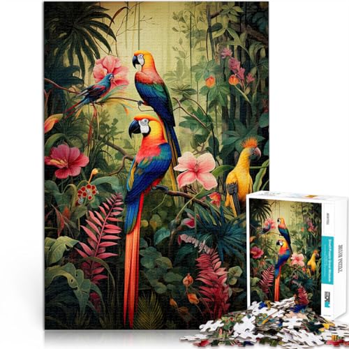 Puzzles für Erwachsene 2000 Puzzles Entspannende Vogelgeräusche Aus Karton für 14+ Lernspiel Verbesserung der Liebe zwischen Paaren。Größe：70x100cm/27.5x39.3Zoll von CHTLIFQ