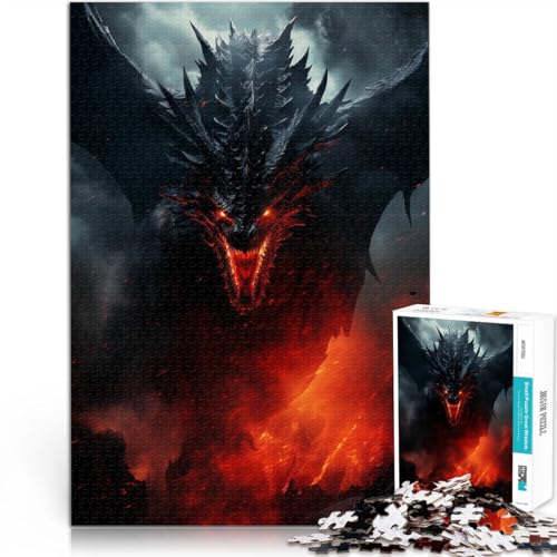 Puzzles für Erwachsene 2000 Puzzles Gefährlicher Drache Aus Karton für 14+ Unmögliches Spiel Geschenke zum 。Größe:70x100cm/27.5x39.3Zoll Puzzles für Erwachsene 2000 Puzzles Gefährlicher Drache Aus Karton für 14+ Unmögliches Spiel Geschenke zum 。Größe:70x100cm/27.5x39.3Zoll von CHTLIFQ