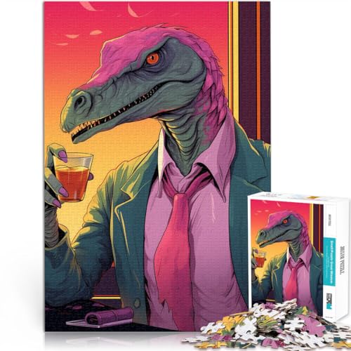 Schweres Puzzle für Erwachsene, 1000 Teile Afterwork-Dinosaurier Aus Karton ab 14 Jahren Familienaktivitäten Geburtstagsgeschenk。Größe:26x38cm/10.2x14.9Zoll Schweres Puzzle für Erwachsene, 1000 Teile Afterwork-Dinosaurier Aus Karton ab 14 Jahren Familienaktivitäten Geburtstagsgeschenk。Größe:26x38cm/10.2x14.9Zoll von CHTLIFQ