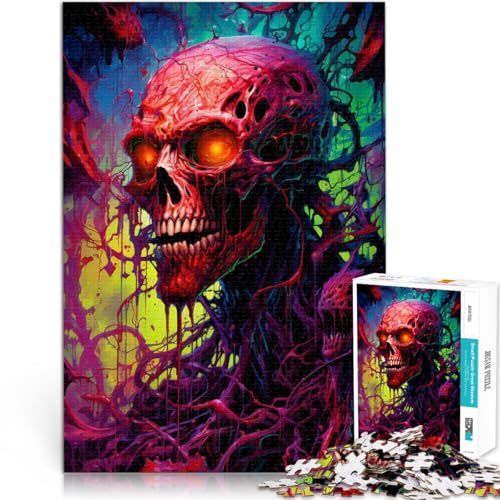 Schweres Puzzle für Erwachsene, 1000 Teile Kosmischer Schädel Aus Karton ab 14 Jahren Schönes DesignspielSchönes Designspiel EIN Kunstwerk。Größe:38x52cm/14.9x20.4Zoll Schweres Puzzle für Erwachsene, 1000 Teile Kosmischer Schädel Aus Karton ab 14 Jahren Schönes DesignspielSchönes Designspiel EIN Kunstwerk。Größe:38x52cm/14.9x20.4Zoll von CHTLIFQ
