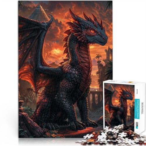 Schweres Puzzle für Erwachsene, 1000 Teile Sonnenuntergangsdrachenwächter Aus Holz ab 14 Jahren Intellektuelles Spiel Geschenk zum Geburtstag。Größe:50x75cm/19.6x29.5Zoll Schweres Puzzle für Erwachsene, 1000 Teile Sonnenuntergangsdrachenwächter Aus Holz ab 14 Jahren Intellektuelles Spiel Geschenk zum Geburtstag。Größe:50x75cm/19.6x29.5Zoll von CHTLIFQ