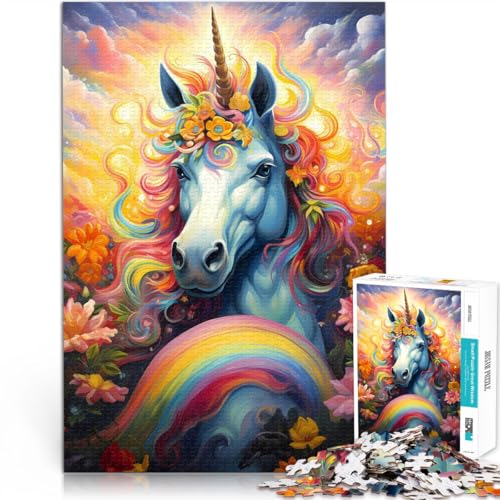 Schweres Puzzle für Erwachsene, 2000 Teile Buntes Einhorn Aus Karton ab 14 Jahren Denksportaufgabe-Spiel Spiele Spielzeug Geschenk。Größe:70x100cm/27.5x39.3Zoll Schweres Puzzle für Erwachsene, 2000 Teile Buntes Einhorn Aus Karton ab 14 Jahren Denksportaufgabe-Spiel Spiele Spielzeug Geschenk。Größe:70x100cm/27.5x39.3Zoll von CHTLIFQ