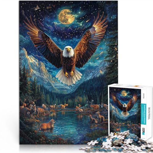 Schweres Puzzle für Erwachsene, 2000 Teile Farbmalerei Adler Aus Karton ab 14 Jahren Anti-Stress-Spielzeug Tolle Geschenke und Spielzeuge。Größe:70x100cm/27.5x39.3Zoll Schweres Puzzle für Erwachsene, 2000 Teile Farbmalerei Adler Aus Karton ab 14 Jahren Anti-Stress-Spielzeug Tolle Geschenke und Spielzeuge。Größe:70x100cm/27.5x39.3Zoll von CHTLIFQ