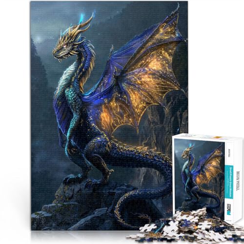 für Erwachsene 1000 Teile Puzzle Ätherischer Sternenfall-Drache Aus Karton für Kinder ab 14 Jahren einzigartiges Herausforderungsspiel Angeboten als Geschenk für die ganze Familie。Größe:38x52cm für Erwachsene 1000 Teile Puzzle Ätherischer Sternenfall-Drache Aus Karton für Kinder ab 14 Jahren einzigartiges Herausforderungsspiel Angeboten als Geschenk für die ganze Familie。Größe:38x52cm von CHTLIFQ