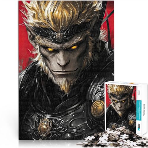 für Erwachsene 1000 Teile Puzzle Affenkönig Sun Wukong Aus Holz für Kinder ab 14 Jahren Spielzeug Lernspiele Antistress Schenkung von Kunstwerken。Größe:50x75cm/19.6x29.5Zoll für Erwachsene 1000 Teile Puzzle Affenkönig Sun Wukong Aus Holz für Kinder ab 14 Jahren Spielzeug Lernspiele Antistress Schenkung von Kunstwerken。Größe:50x75cm/19.6x29.5Zoll von CHTLIFQ