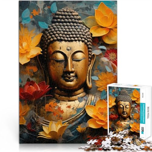 für Erwachsene 1000-Teile-Puzzle Buddha Art - Gold Buddha Aus Holz Geeignet für Kinder ab 14 Jahren Kunstwerk Schwierige Harte Geschenke für Frauen Männer。Größe:50x75cm/19.6x29.5Zoll für Erwachsene 1000-Teile-Puzzle Buddha Art - Gold Buddha Aus Holz Geeignet für Kinder ab 14 Jahren Kunstwerk Schwierige Harte Geschenke für Frauen Männer。Größe:50x75cm/19.6x29.5Zoll von CHTLIFQ