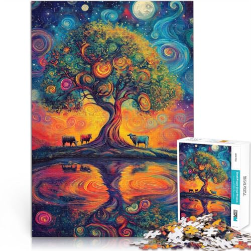 für Erwachsene 1000 Teile Puzzle Schöner Baum Aus Holz für Kinder ab 14 Jahren Herausforderndes Spiel Spiele Spielzeug Geschenk。Größe:50x75cm/19.6x29.5Zoll für Erwachsene 1000 Teile Puzzle Schöner Baum Aus Holz für Kinder ab 14 Jahren Herausforderndes Spiel Spiele Spielzeug Geschenk。Größe:50x75cm/19.6x29.5Zoll von CHTLIFQ