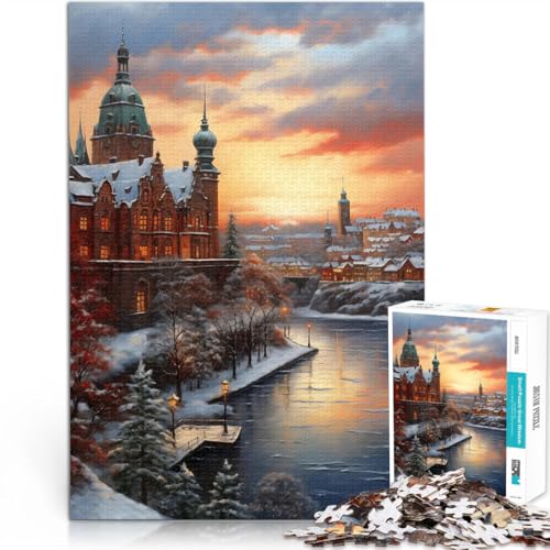 für Erwachsene 1000 Teile Puzzle Stockholm Schweden Weihnachten Aus Holz für Kinder ab 14 Jahren Home Dekoration Spiel Spielzeug Weihnachtsspiel Geschenke für Frauen。Größe:50x75cm/19.6x29.5Zoll für Erwachsene 1000 Teile Puzzle Stockholm Schweden Weihnachten Aus Holz für Kinder ab 14 Jahren Home Dekoration Spiel Spielzeug Weihnachtsspiel Geschenke für Frauen。Größe:50x75cm/19.6x29.5Zoll von CHTLIFQ