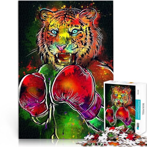 für Erwachsene 1000 Teile Puzzle Tiger Man Aus Karton für Kinder ab 14 Jahren Lernspiel-Herausforderungsspielzeug Tolles Geschenk zum Spielen。Größe:26x38cm/10.2x14.9Zoll für Erwachsene 1000 Teile Puzzle Tiger Man Aus Karton für Kinder ab 14 Jahren Lernspiel-Herausforderungsspielzeug Tolles Geschenk zum Spielen。Größe:26x38cm/10.2x14.9Zoll von CHTLIFQ