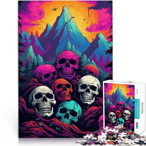 für Erwachsene 1000-Teile-Puzzle Totenkopf-Berg-Pop-Art Aus Holz Geeignet für Kinder ab 14 Jahren Spielzeug-Intellektuelles Spiel Angebot als Geschenk für die ganze Familie。Größe:50x75cm für Erwachsene 1000-Teile-Puzzle Totenkopf-Berg-Pop-Art Aus Holz Geeignet für Kinder ab 14 Jahren Spielzeug-Intellektuelles Spiel Angebot als Geschenk für die ganze Familie。Größe:50x75cm von CHTLIFQ