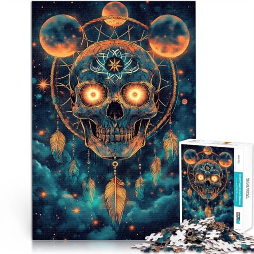 für Erwachsene 1000-teiliges Puzzle Fantasy-Magie-Totenkopf Aus Holz ab 14 Jahren Praktisches Spiel Weihnachtsspiel Geschenke für Frauen。Größe:50x75cm/19.6x29.5Zoll für Erwachsene 1000-teiliges Puzzle Fantasy-Magie-Totenkopf Aus Holz ab 14 Jahren Praktisches Spiel Weihnachtsspiel Geschenke für Frauen。Größe:50x75cm/19.6x29.5Zoll von CHTLIFQ