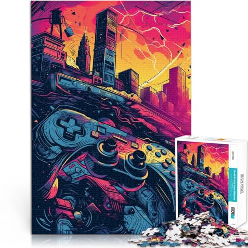 für Erwachsene 1000-teiliges Puzzle Gaming-Controller Aus Holz ab 14 Jahren Herausforderndes Spiel Tolles Geschenk zum Spielen。Größe:50x75cm/19.6x29.5Zoll für Erwachsene 1000-teiliges Puzzle Gaming-Controller Aus Holz ab 14 Jahren Herausforderndes Spiel Tolles Geschenk zum Spielen。Größe:50x75cm/19.6x29.5Zoll von CHTLIFQ