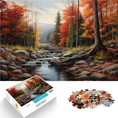 für Erwachsene 1000-teiliges Puzzle Herbstlandschaft Aus Holz ab 14 Jahren Intellektuelles Spiel Geschenk zum Geburtstag。Größe:50x75cm/19.6x29.5Zoll für Erwachsene 1000-teiliges Puzzle Herbstlandschaft Aus Holz ab 14 Jahren Intellektuelles Spiel Geschenk zum Geburtstag。Größe:50x75cm/19.6x29.5Zoll von CHTLIFQ
